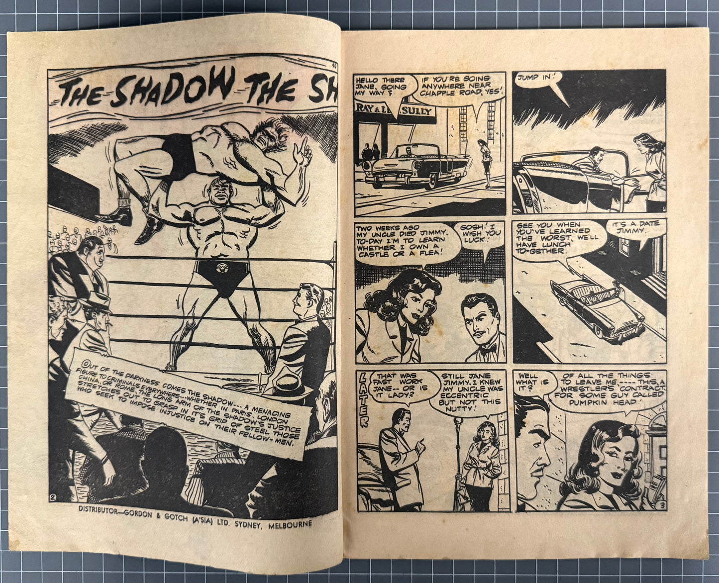 THE SHADOW #103 [TRICHO] AUSTRALIAN PRE-DECIMAL COMIC 1963