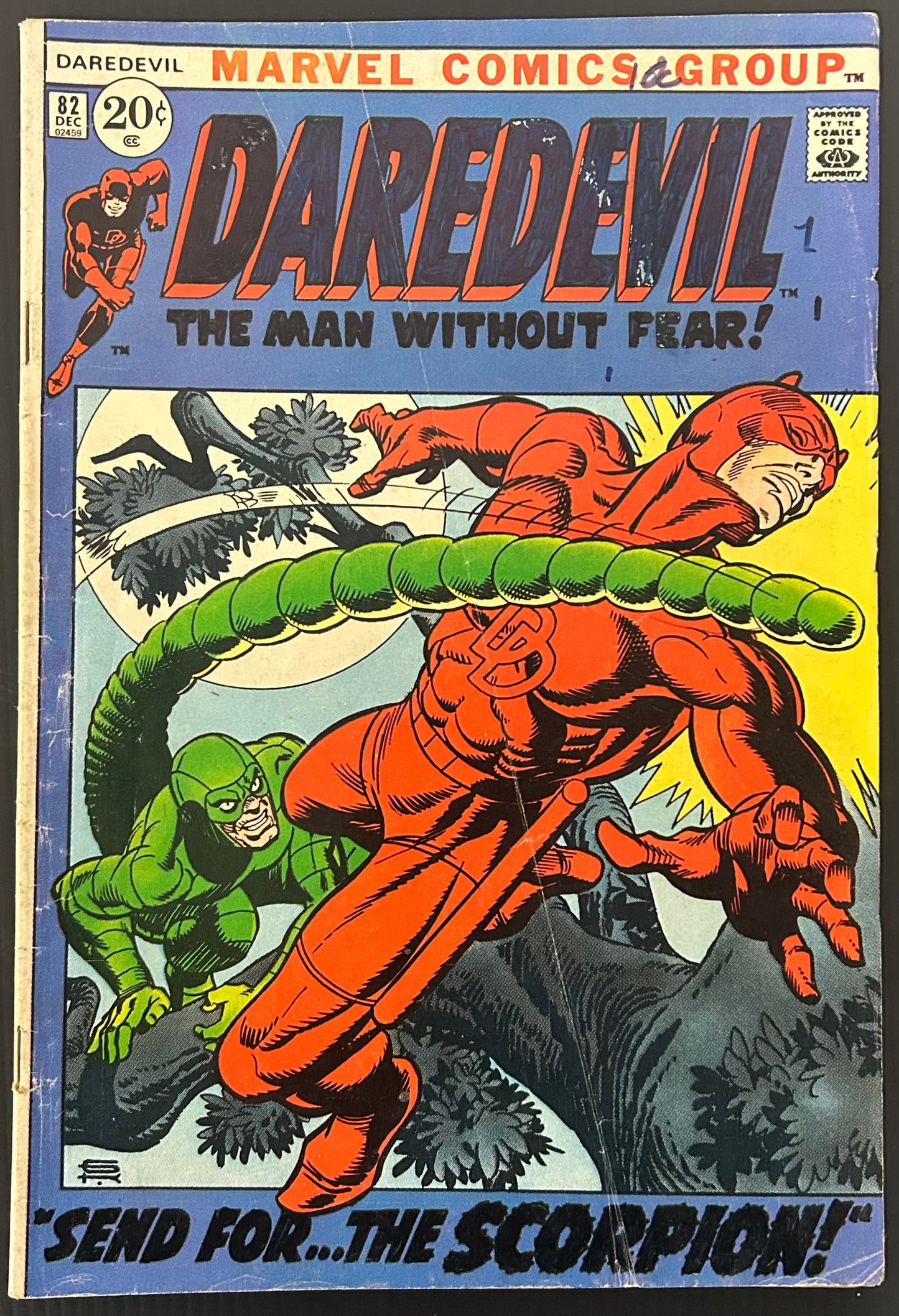 DAREDEVIL #82 [MARVEL COMICS] DIRECT 1971 GD-