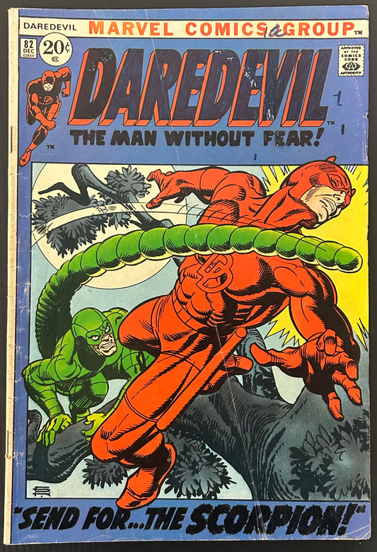 DAREDEVIL #82 [MARVEL COMICS] DIRECT 1971 GD-