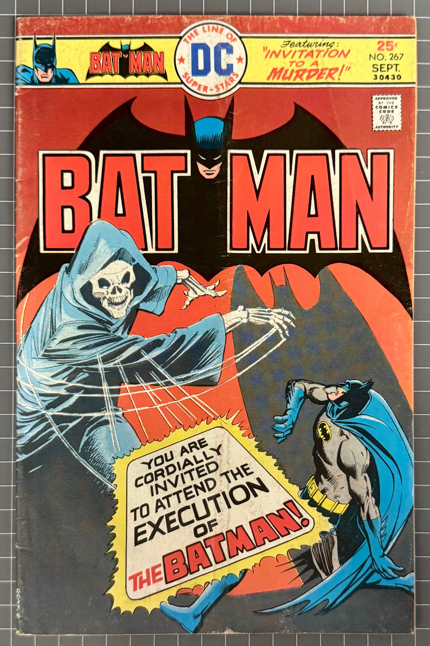 BATMAN #267 [DC COMICS] *DICK GIORDANO COVER* 1975 VG-