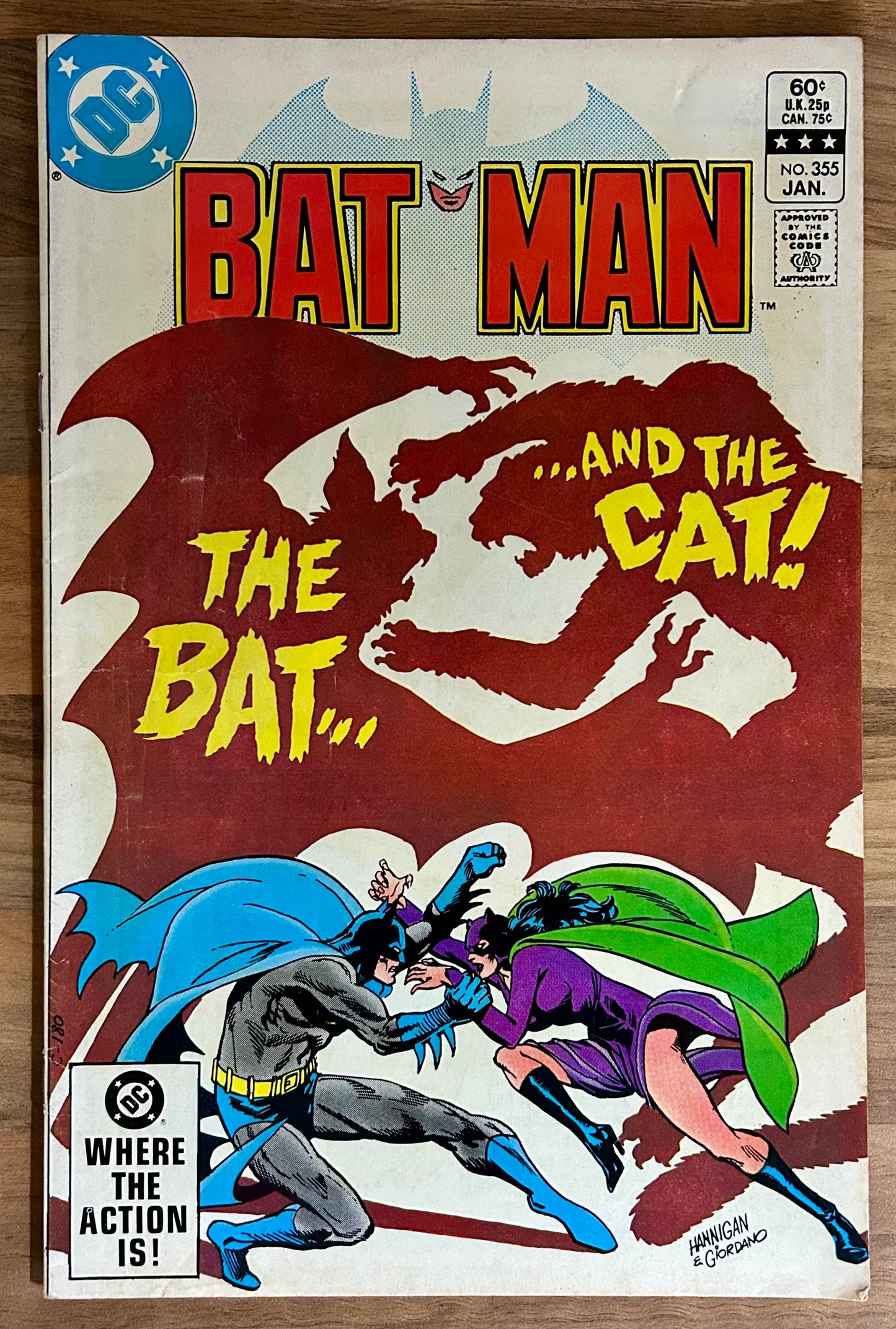 BATMAN #355 [DC COMICS] DIRECT 1983 FN-