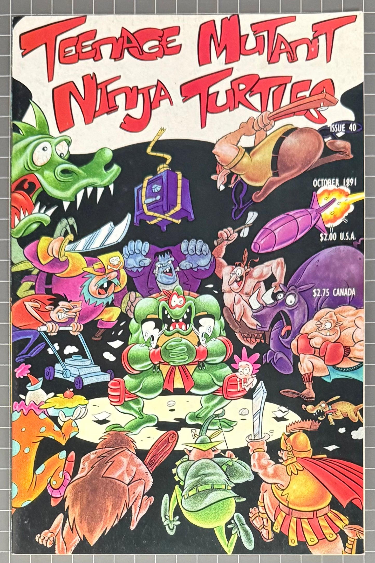 TEENAGE MUTANT NINJA TURTLES #40 (TMNT) [MIRAGE] COMIC 1991 VF-