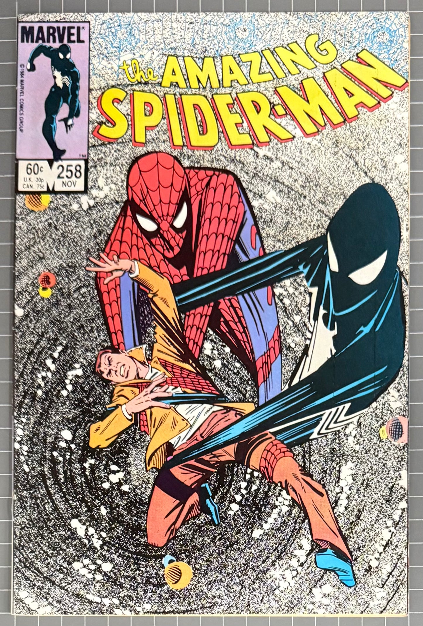 🔑 AMAZING SPIDER-MAN #258 [MARVEL COMICS] DIRECT *NEW COSTUME* 1984 VF-
