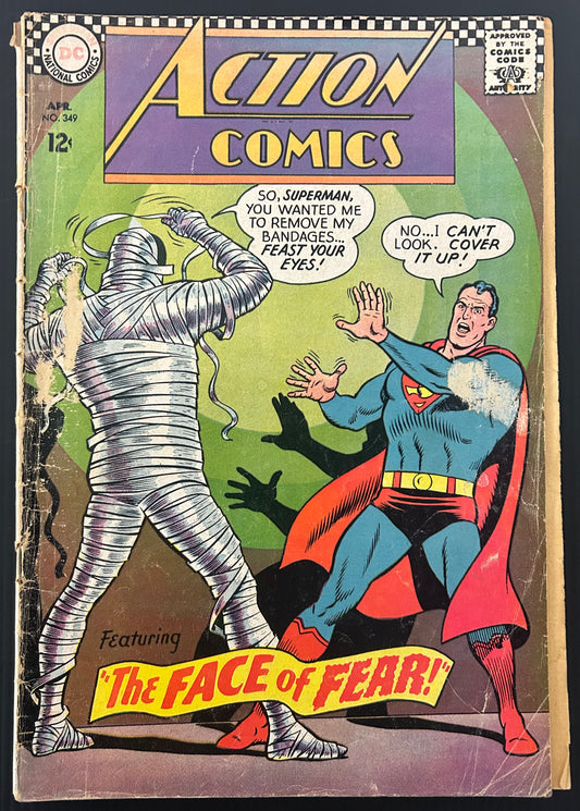 ACTION COMICS #349 [DC COMICS] DIRECT 1967 FR/GD