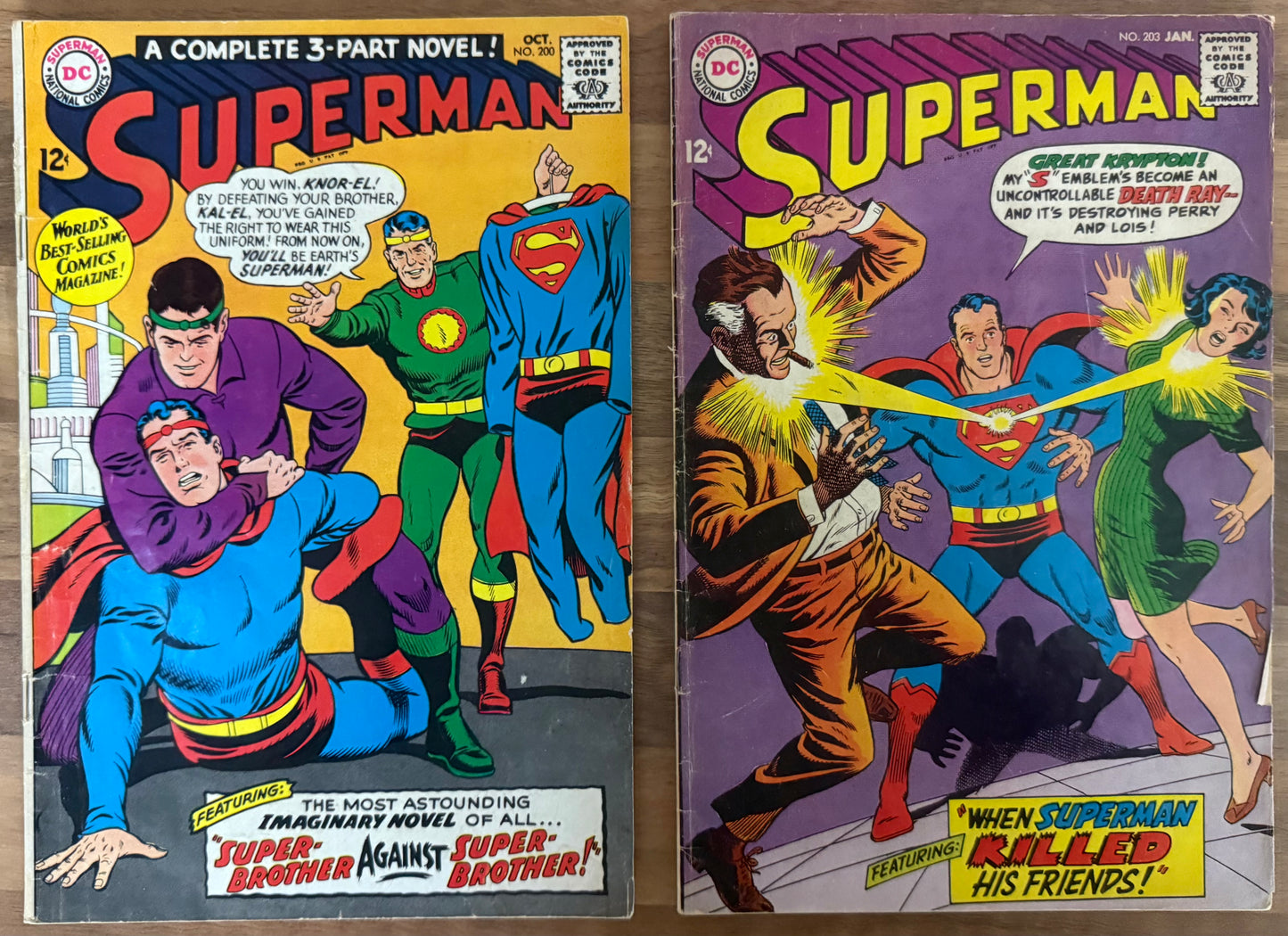 SUPERMAN #179-#255 [DC] NON SEQUENTIAL LOT 20 COMICS SILVER/BRONZE AGE BUNDLE