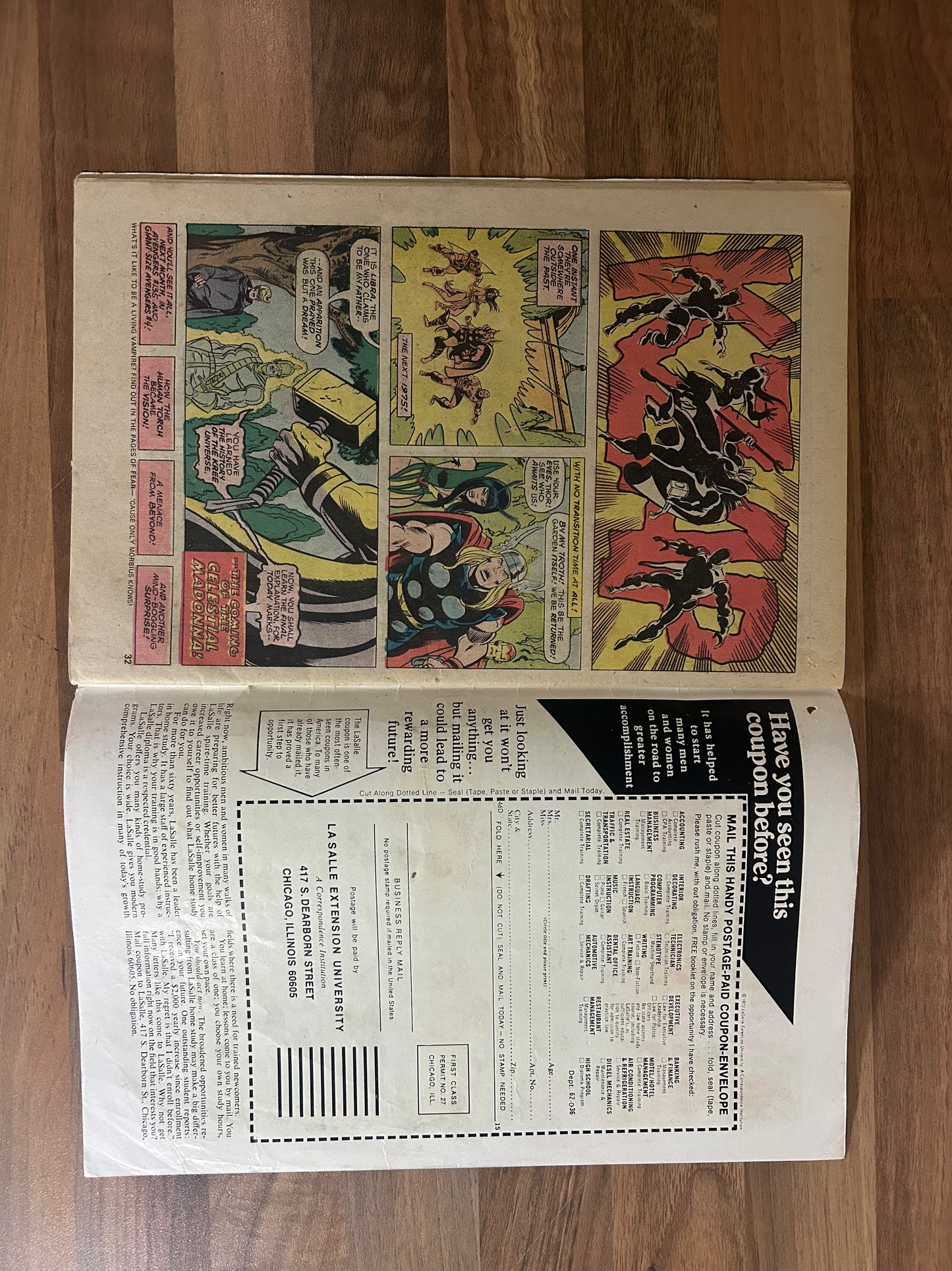 🔑 THE AVENGERS #134 [MARVEL COMICS] *VISION TORCH ORIGIN* 1975 GD/VG