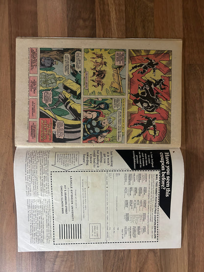 🔑 THE AVENGERS #134 [MARVEL COMICS] *VISION TORCH ORIGIN* 1975 GD/VG