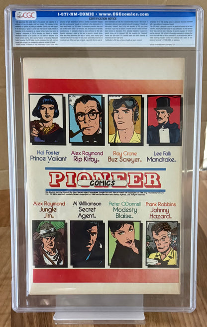 OFFICIAL SECRET AGENT #3 [PIONEER] CGC 8.0 *FROM THE ESTATE OF LEE FALK* 1988