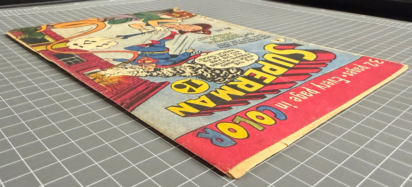 SUPERMAN #111 [COLOUR COMICS] AUSTRALIAN PRE-DECIMAL *SCARCE* 1956