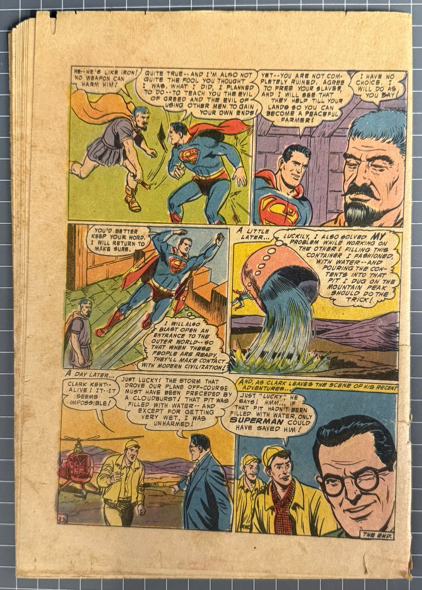 SUPERMAN #112 [COLOUR COMICS] AUSTRALIAN PRE-DECIMAL *SCARCE* 1956