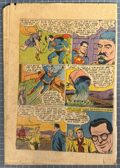 SUPERMAN #112 [COLOUR COMICS] AUSTRALIAN PRE-DECIMAL *SCARCE* 1956