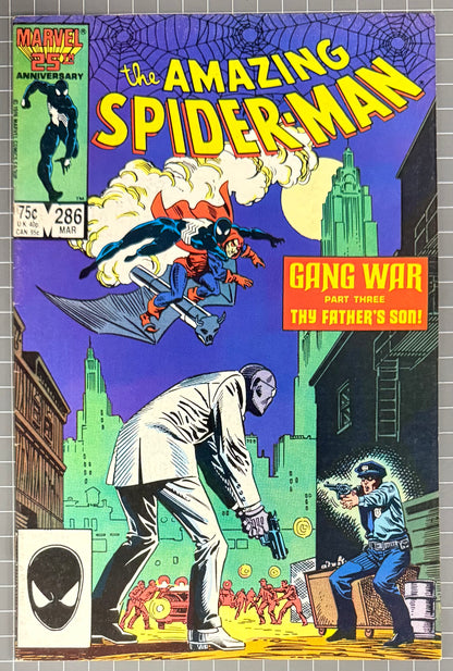 THE AMAZING SPIDER-MAN #286 [MARVEL COMICS] DIRECT *GANG WAR PART 3* 1987 FN