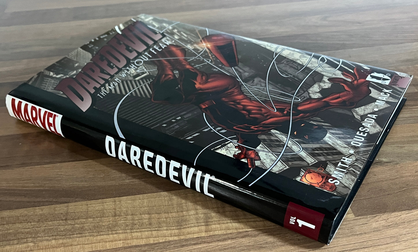 DAREDEVIL: The Man Without Fear Volumes 1 & 2, Bendis, Smith, 1st Print HC/DJ