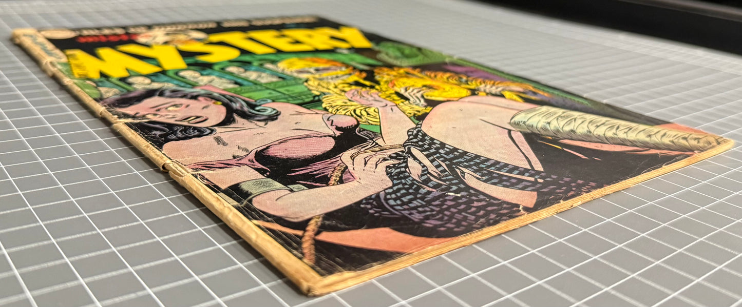 MISTER MYSTERY #16 [STANLEY MORSE] PRE-CODE HORROR BONDAGE ***RARE*** 1954 GD-