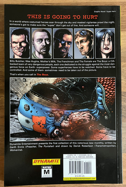 The Boys Volume One: THE NAME OF THE GAME by Garth Ennis & Darick Robertson