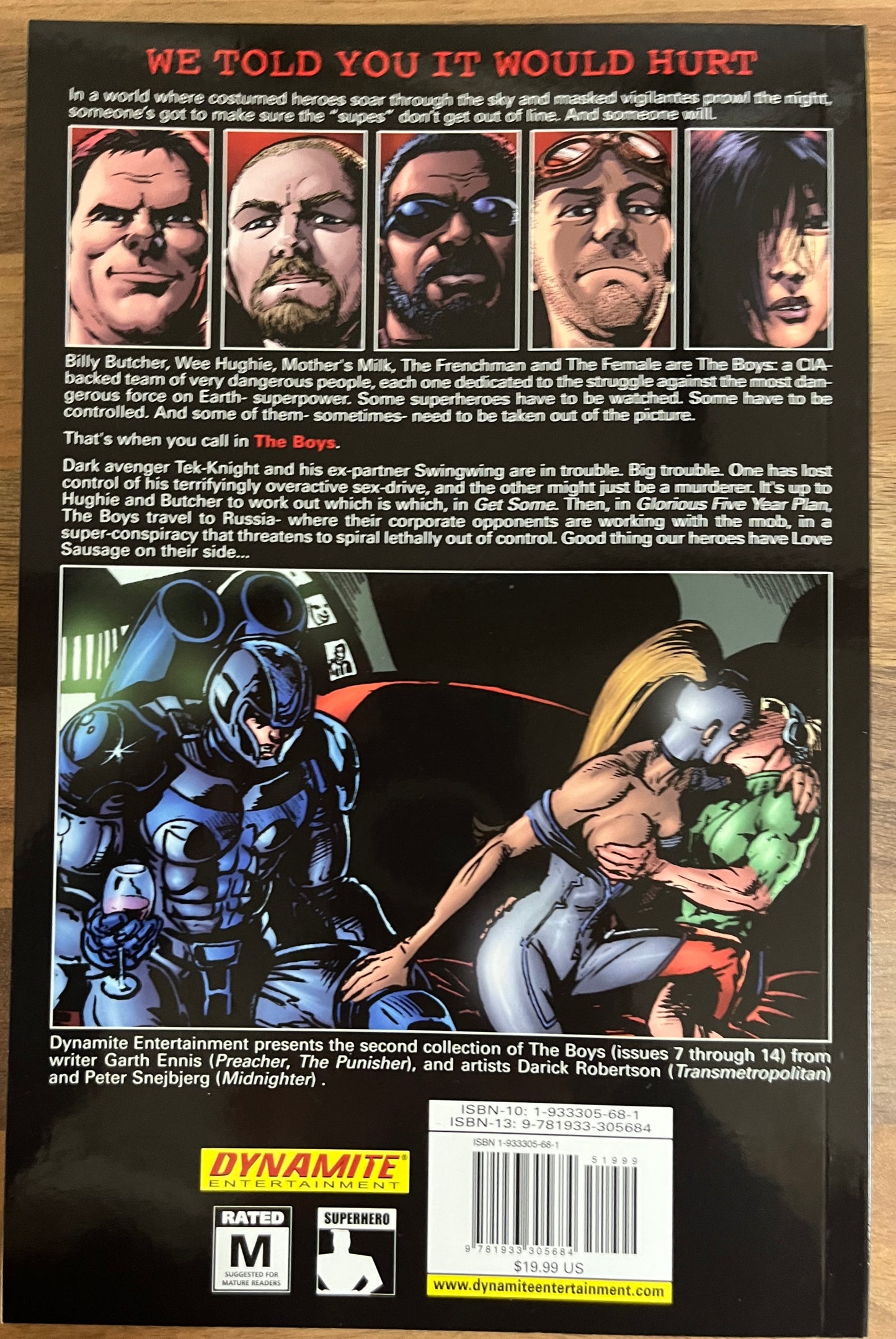 The Boys Volume Two GET SOME by Garth Ennis & Darick Robertson