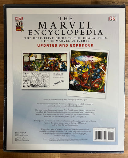 *RARE* The Marvel Encyclopedia, Definitive Guide to the Characters of the Marvel Universe, Updated, Expanded Deluxe Limited Set