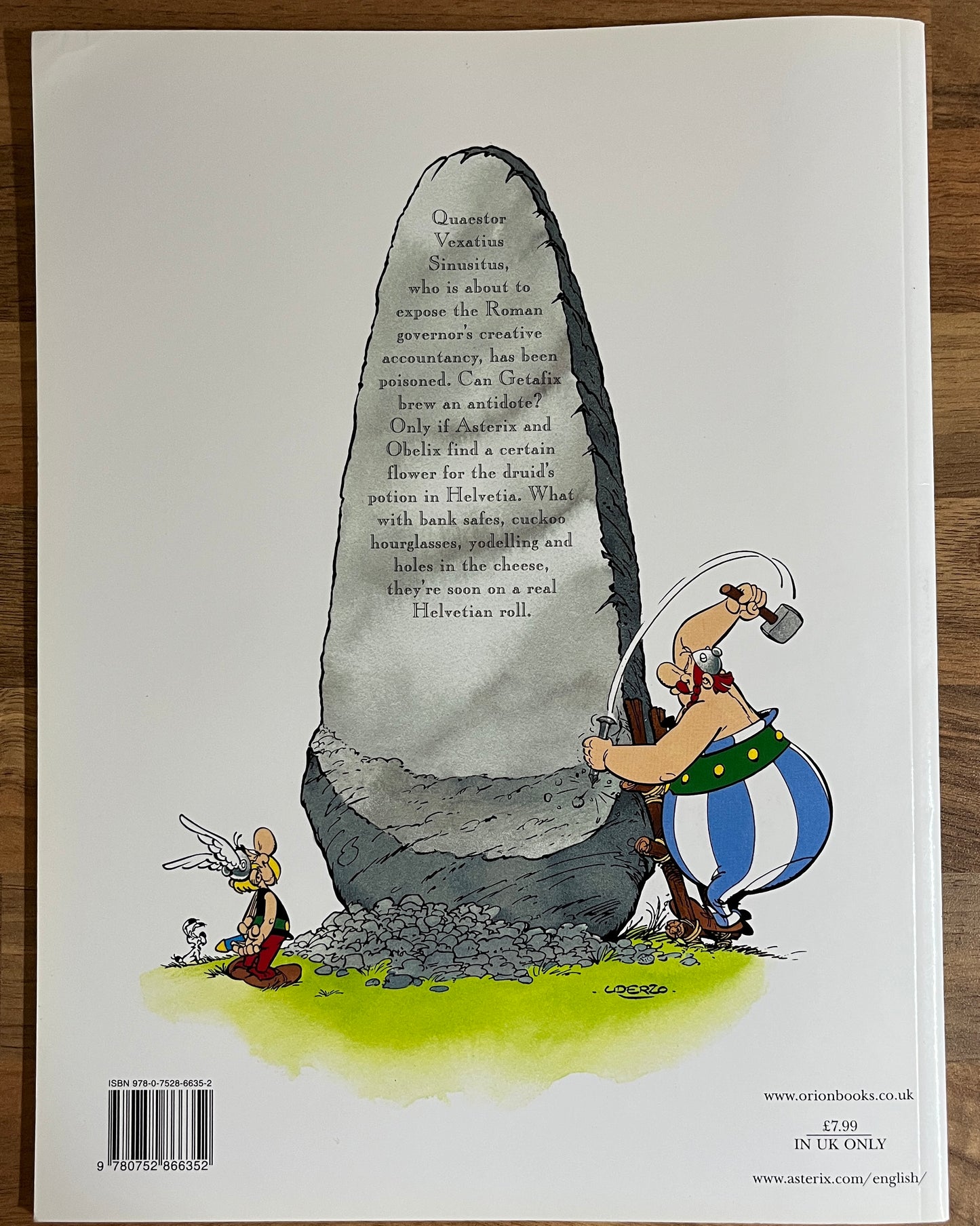 Asterix in Switzerland by R. Goscinny & A. Uderzo Orion Pubs, 2004, 1st Print