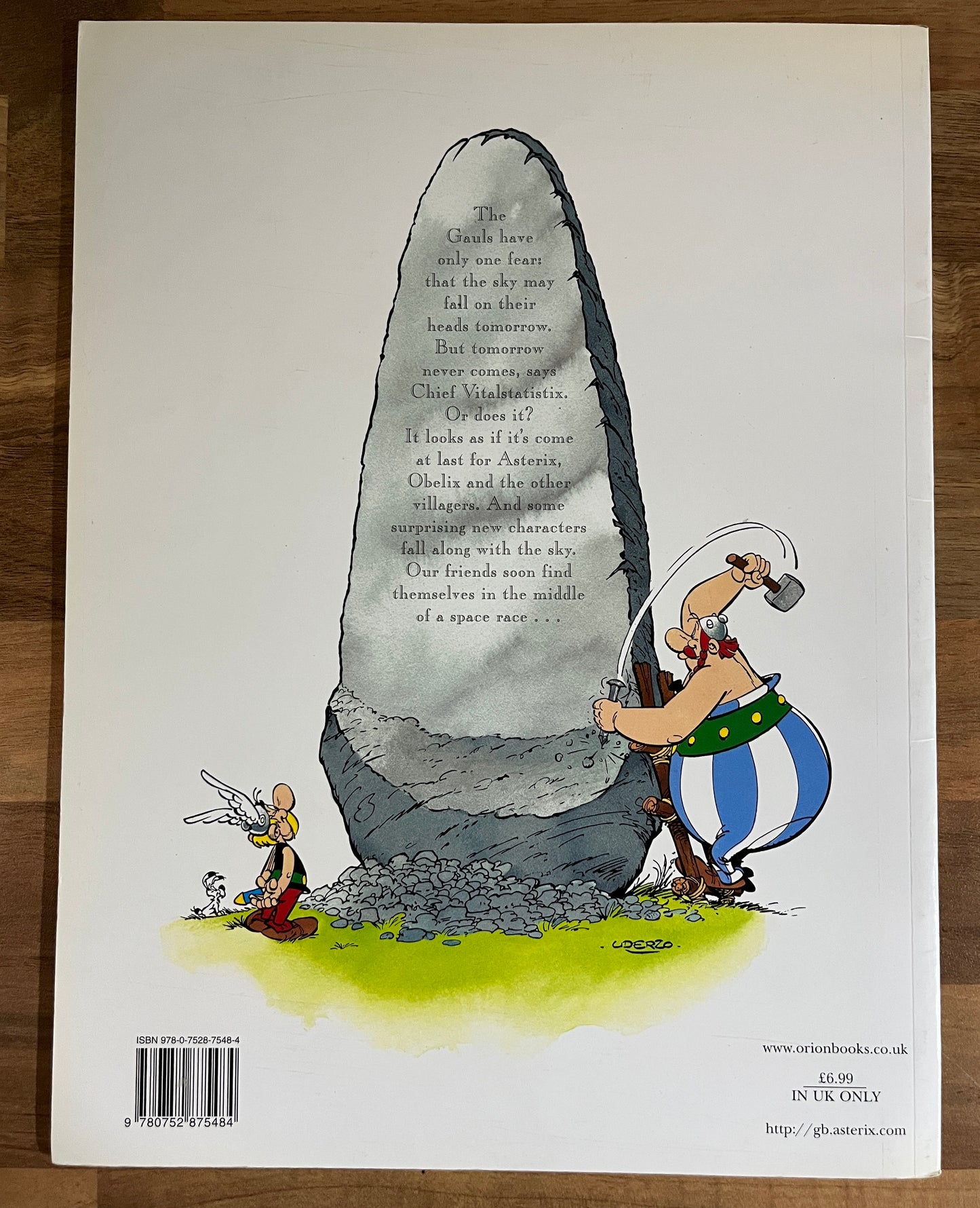 Asterix and the Falling Sky by R. Goscinny & A. Uderzo Orion Pubs, 2005