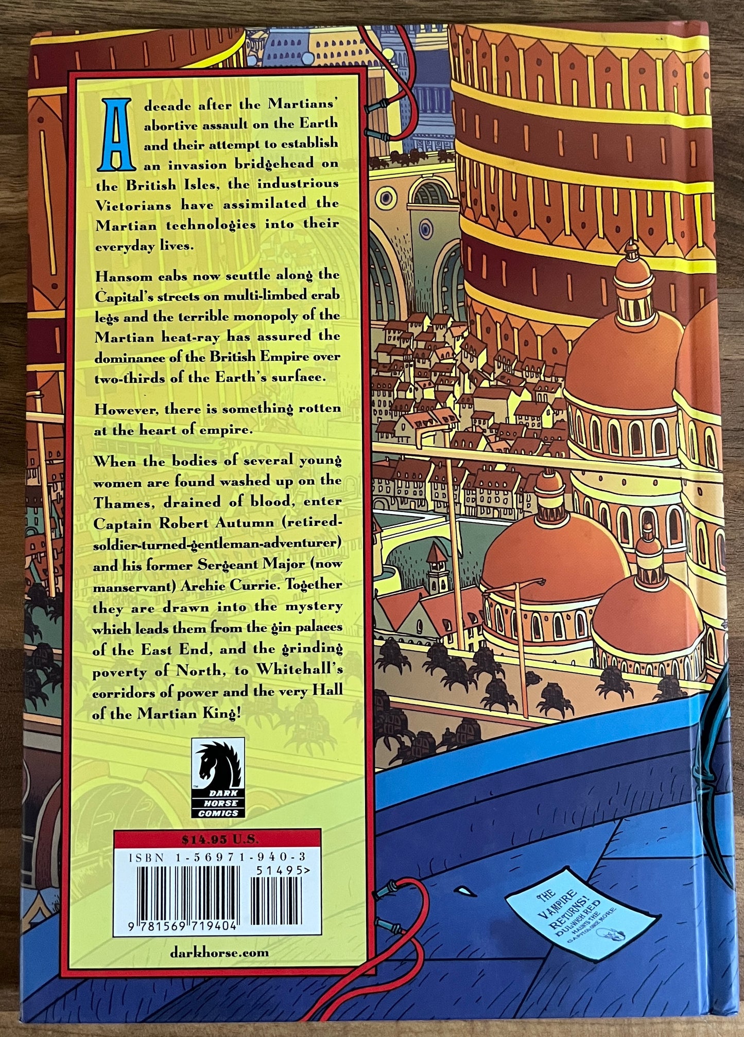 Scarlet Traces Graphic Novel - Ian Edginton, D'Israeli 2003, 1st Print Hardcover