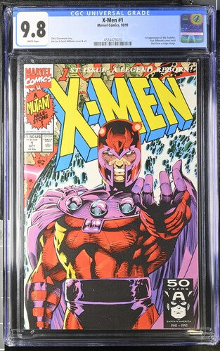 🔑 X-MEN #1 (COVER D) CGC 9.8 [MARVEL COMICS] DIRECT *1ST APP. ACOLYTES* 1991
