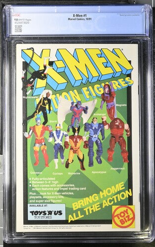 🔑 X-MEN #1 (COVER D) CGC 9.8 [MARVEL COMICS] DIRECT *1ST APP. ACOLYTES* 1991