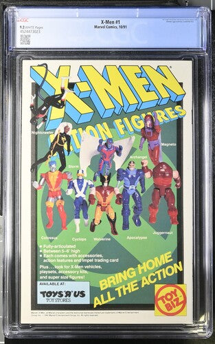 🔑 X-MEN #1 (COVER C) CGC 9.2 [MARVEL COMICS] DIRECT *1ST APP. ACOLYTES* 1991