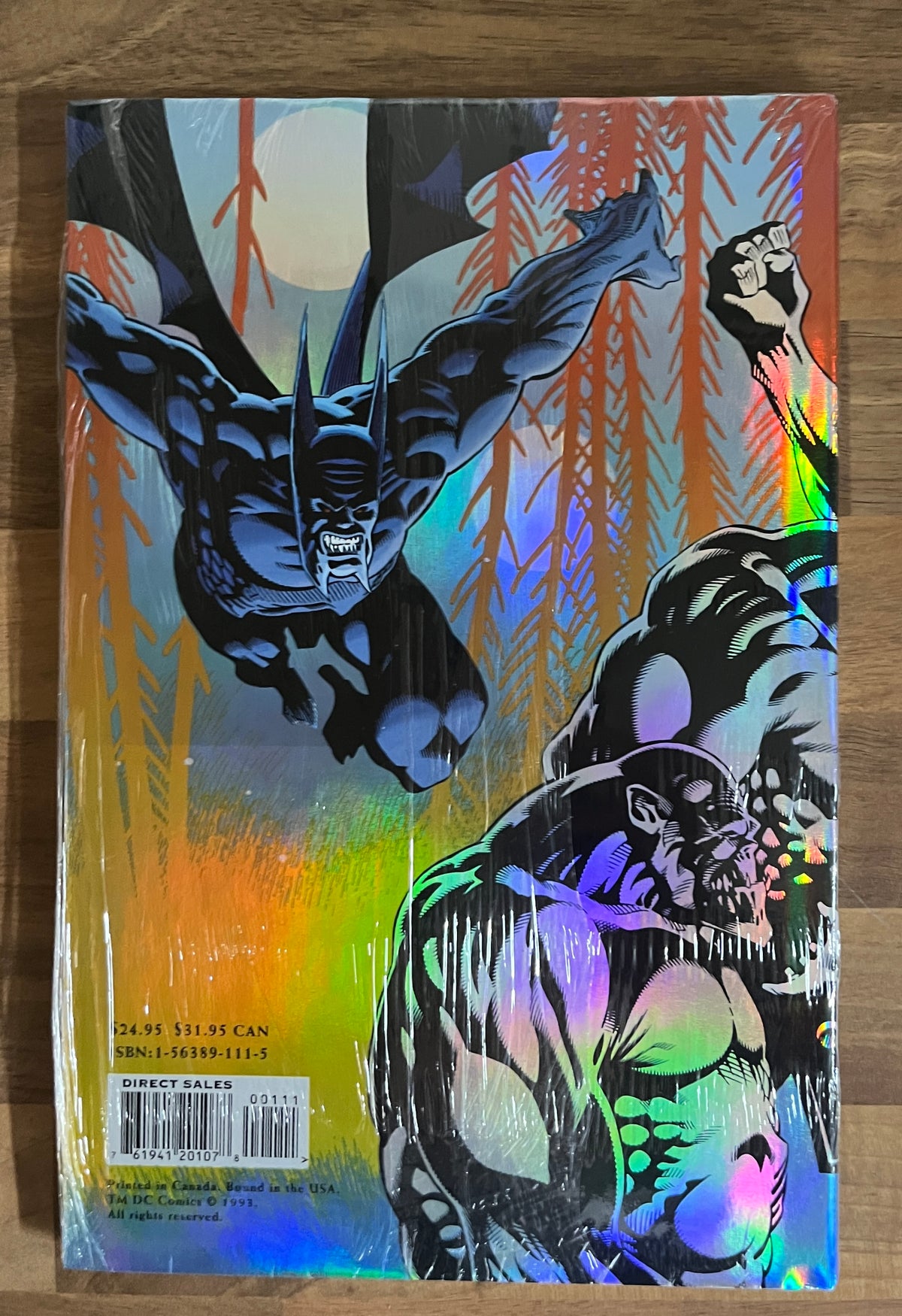 Batman Dark Joker The Wild back, Direct Sales barcode, factory sealed