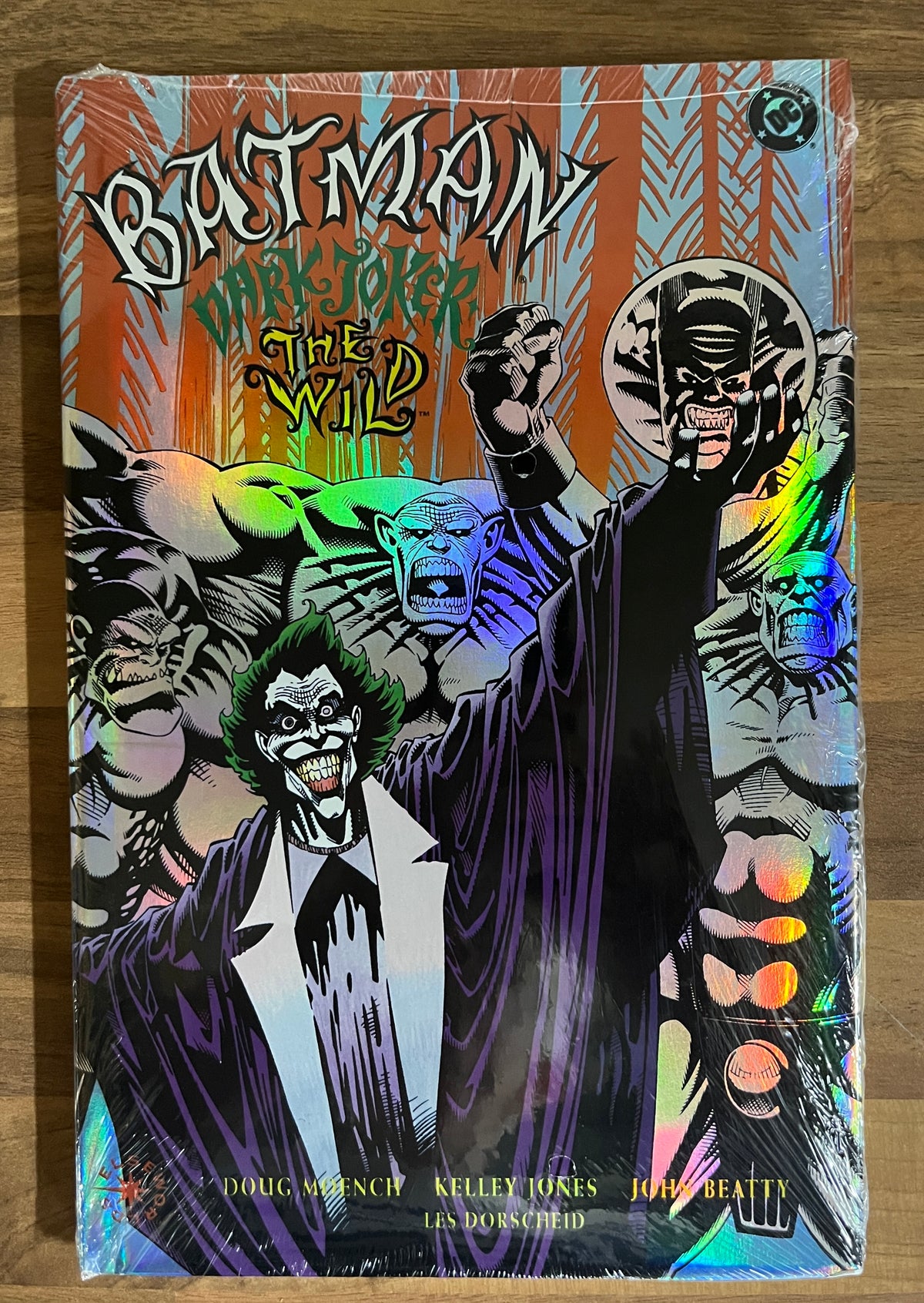 Batman Dark Joker The Wild holographic foil front, factory sealed