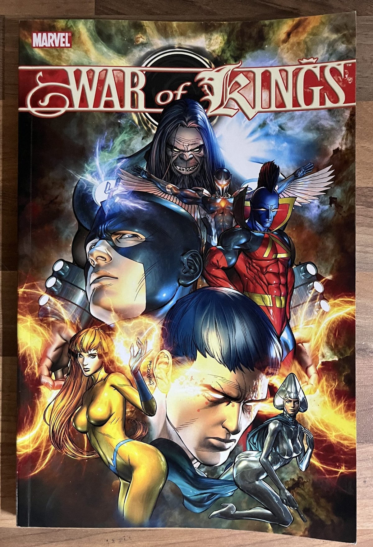 War of Kings TPB cover Brandon Peterson