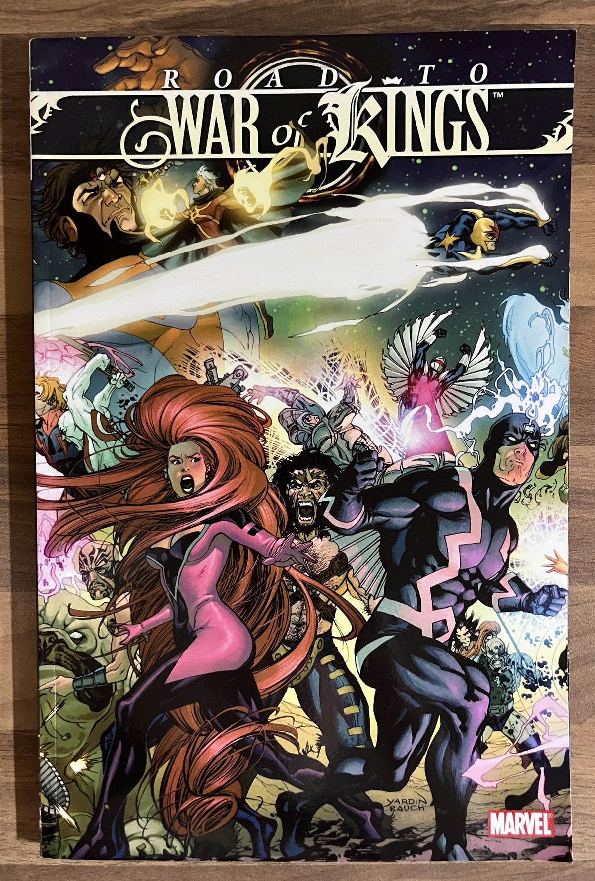 War of Kings Road to War of Kings TPB cover David Yardin John Rauch