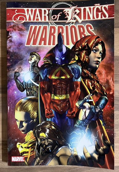 War of Kings Warriors TPB cover Brandon Peterson